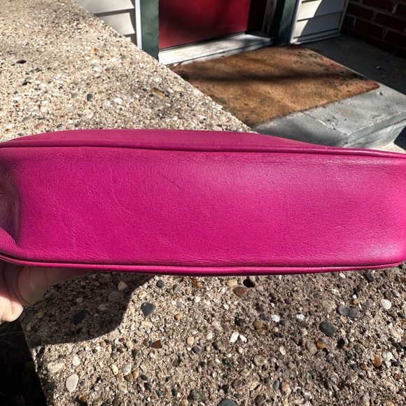 Vintage Y2K Coach Hamptons Demi Shoulder Bag Baguette Clutch Pink No. 6094 - Picture 4 of 11